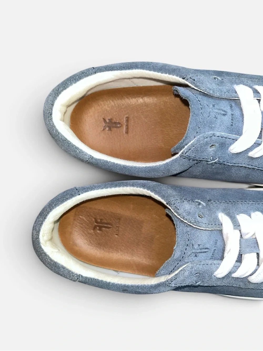 Frye Kerry Low Lace-Up Leather Sneaker in Blue Women’s Sz 6 1/2 NEW